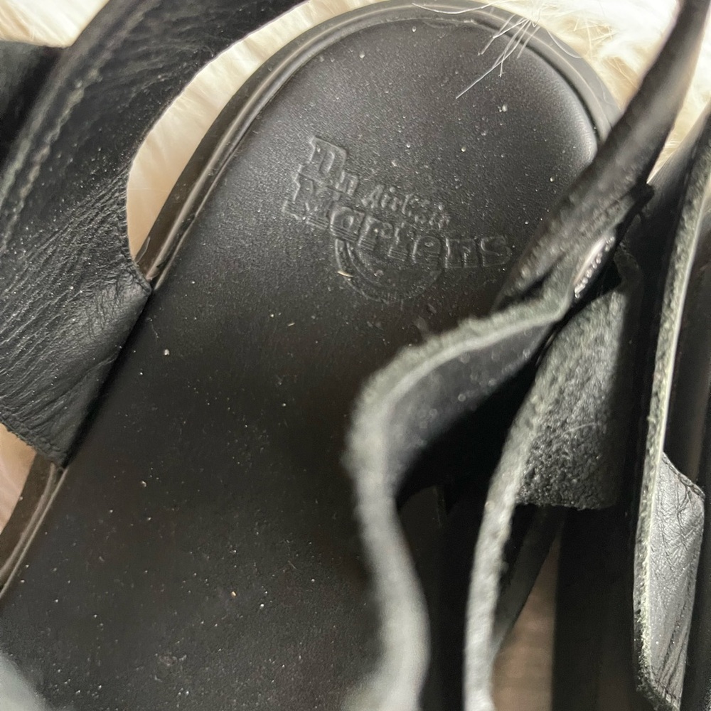 Dr. Martens Gryphon Brando leather sandals black mens size 13, Women’s 14/15 - Picture 6 of 7